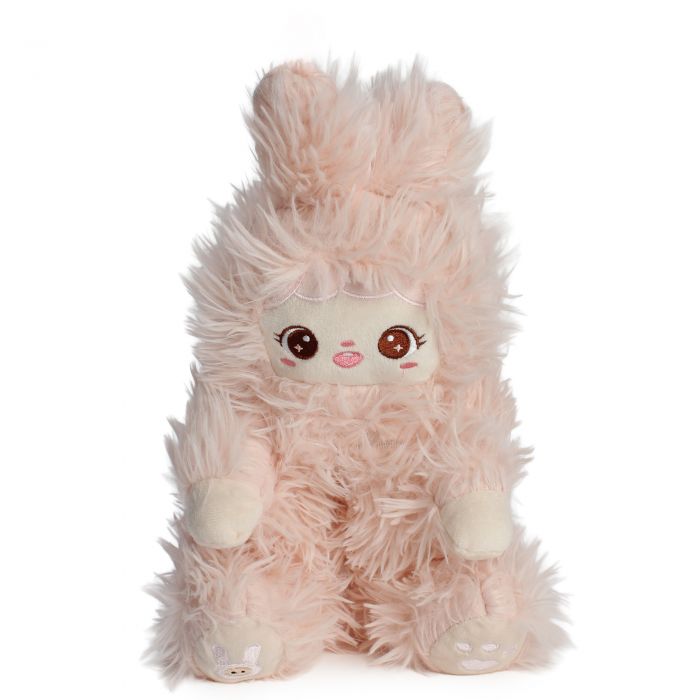 Doll Fuzzy Slippers  Pink