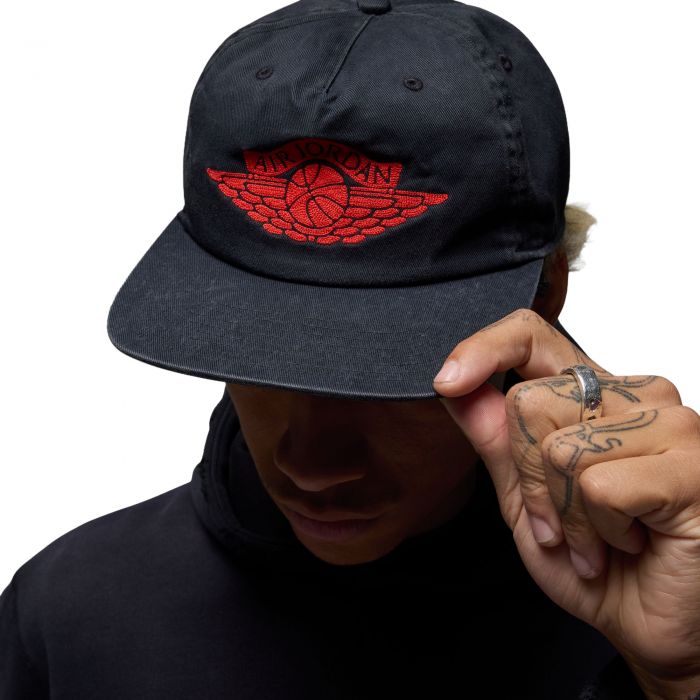 Pro Rare Air Unstructured Hat Black/Chile Red