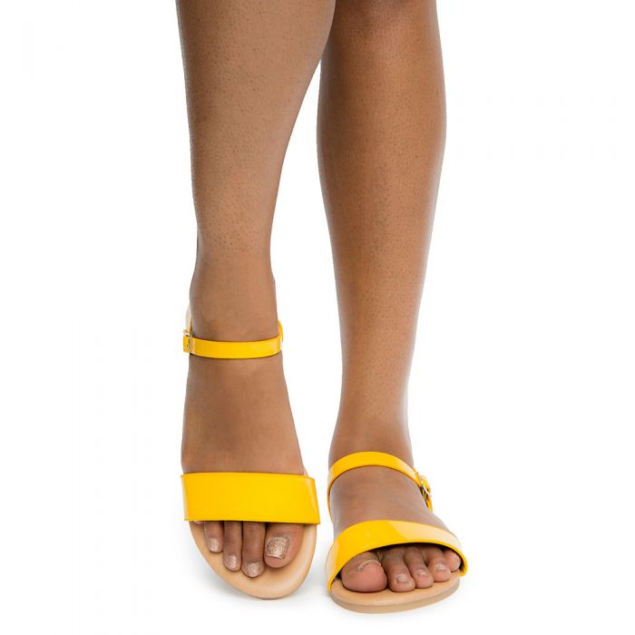 LILIANA Anika1 Flat Sandals ANIKA1/YELLOW Shiekh