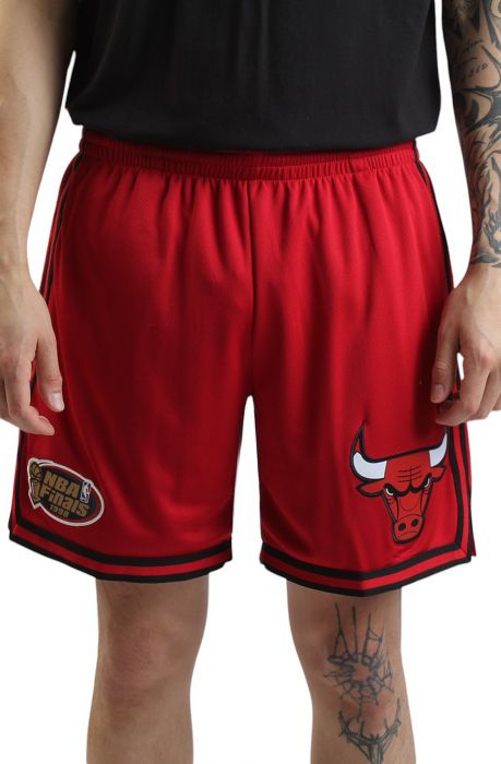 NBA Chicago Bulls Overtime Mesh Shorts Red