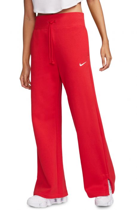 Sportswear Phoenix Fleece High-Waisted Wide-Leg Sweatpants University Red/Sail