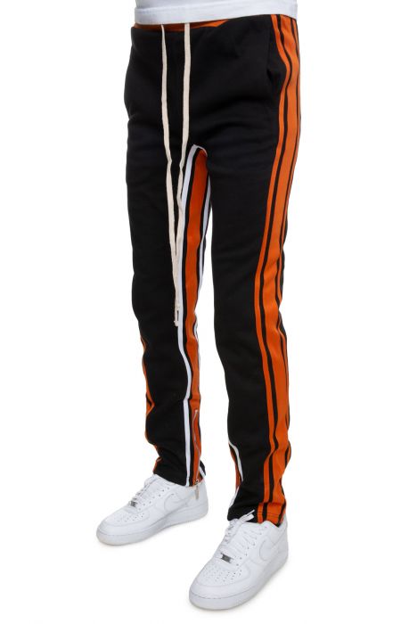 double stripe track pants