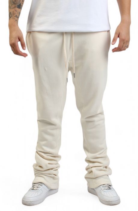 Heavyweight Flaired Sweatpants Cream