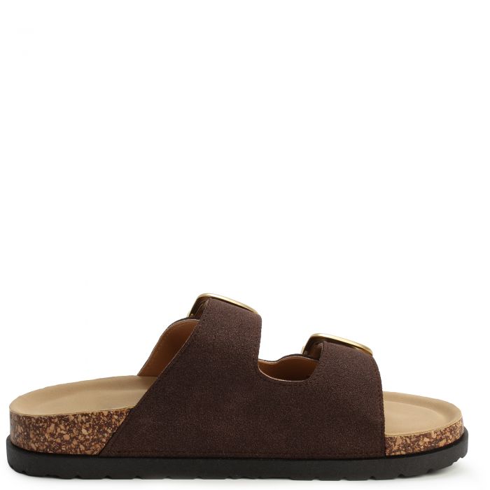 Ash-63 2-Buckle Sandal Brown