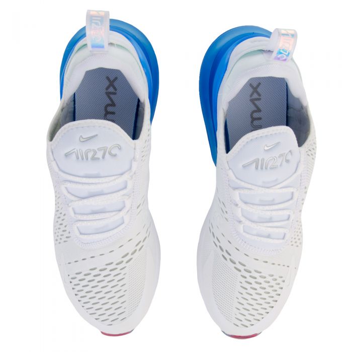AIR MAX 270 WHITE/METALLIC SILVER/PHOTO BLUE