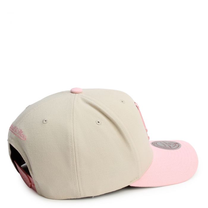 MLB Los Angeles Dodgers V-day Snapback  Off-White/Shock Pink