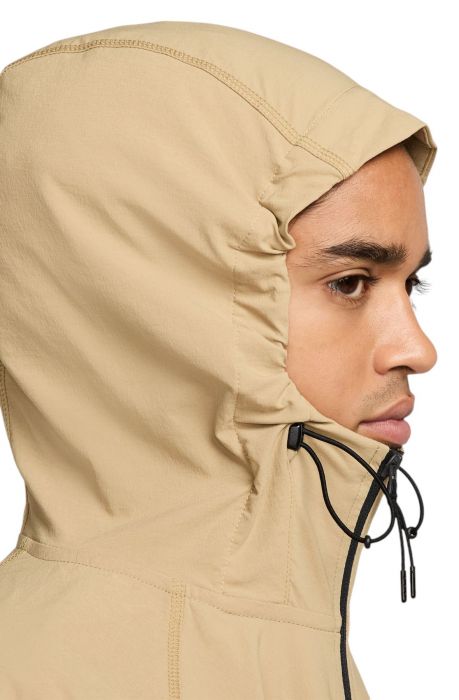 Tech Woven Jacket PARACHUTE BEIGE/PARACHUTE BEIGE/BLACK