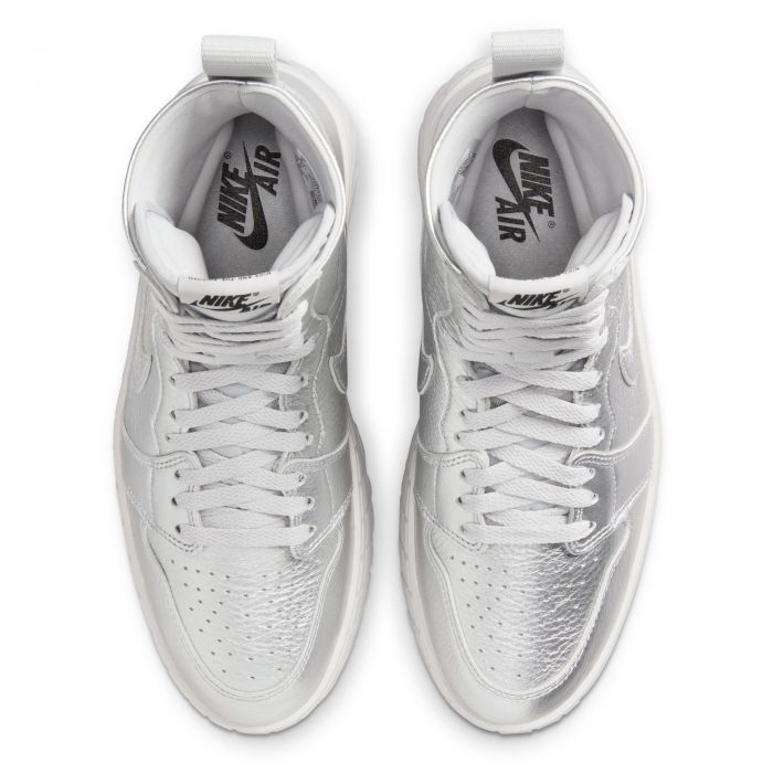 Air Jordan 1 Brooklyn Boots Metallic Silver/Neutral Grey