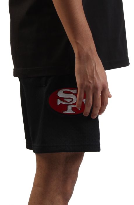NFL San Francisco 49ers Mesh Shorts  Black