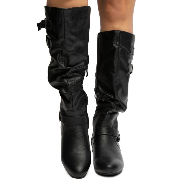 Satchel-01 Boots Black