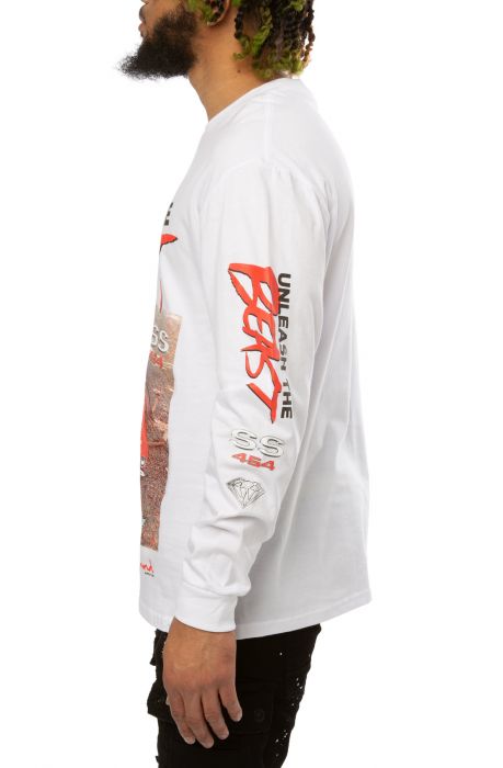 Beast Long Sleeve Tee White