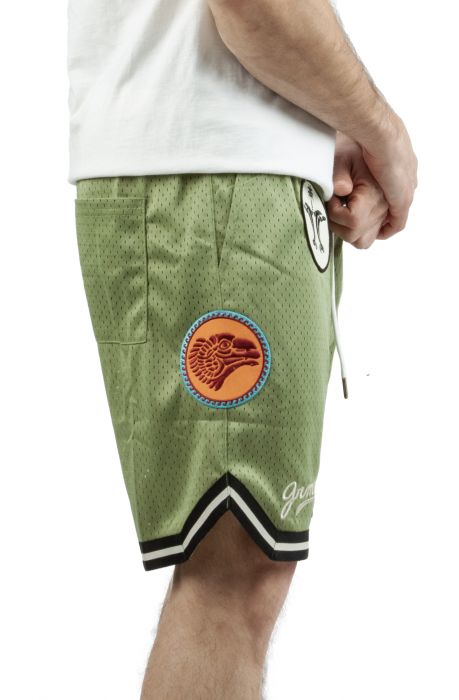 The Clout Mesh Shorts Green