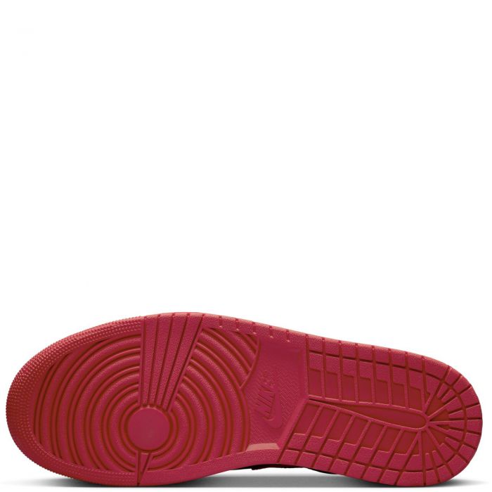 Air Jordan 1 Mid Black/Fire Red-White