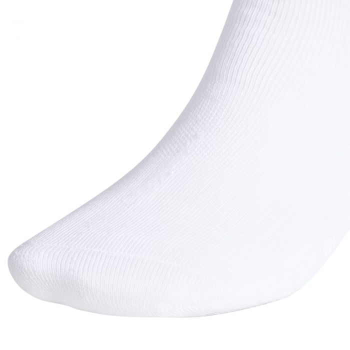 Trefoil Crew Socks 6 Pairs White/Black