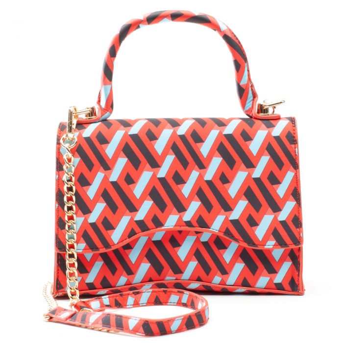 Multi Color Flap Crossbody Bag Multicolor