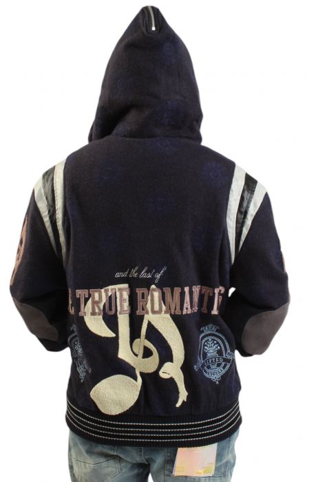 Orwell Letterman Jacket  Black/Grey