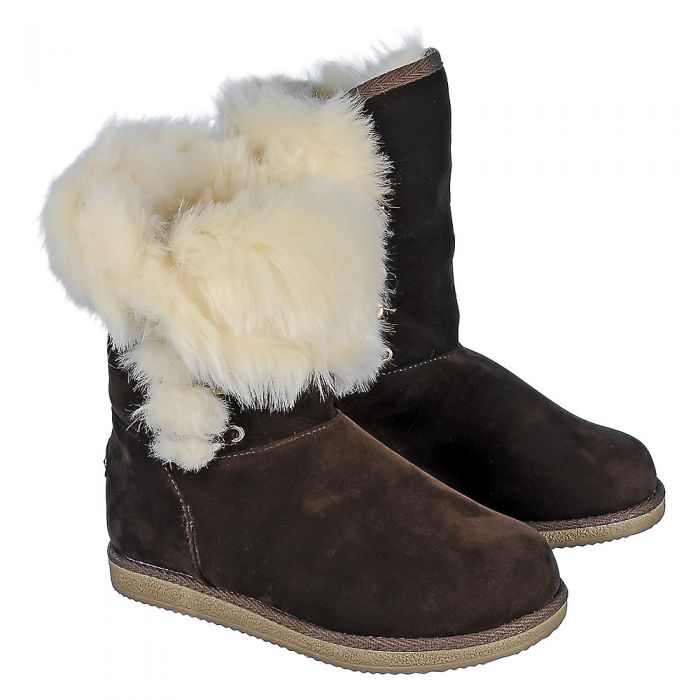 Kids Fur Boot Urban Fur BROWN