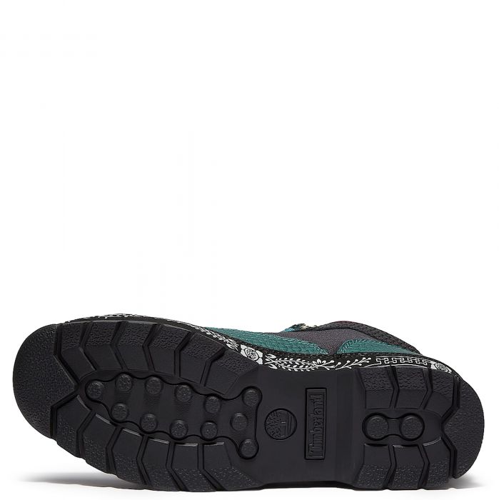 Dia de Muertos Euro Hiker Boot Teal Full Grain