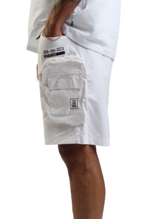 Utility Nylon Shorts White