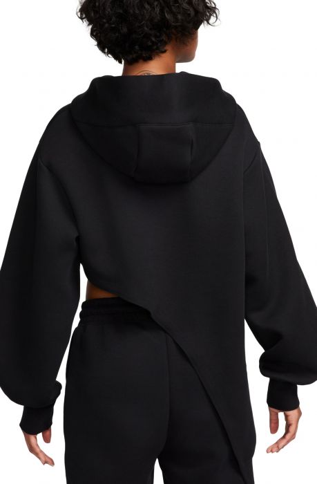 Oversized Asymmetrical Hoodie Black