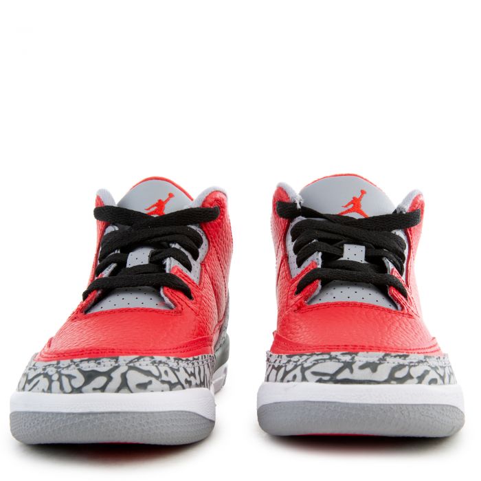 (PS) Air Jordan 3 Retro SE Fire Red/Fire Red-Cement Grey-Black