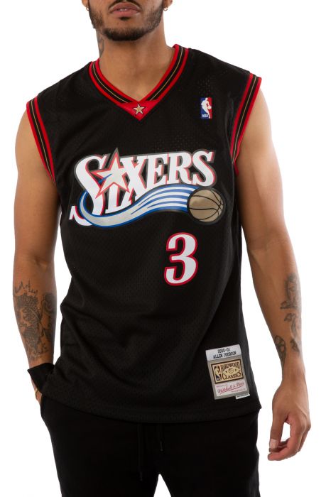 MITCHELL AND NESS Allen Iverson Philadelphia 76ers 2000-01 Road 