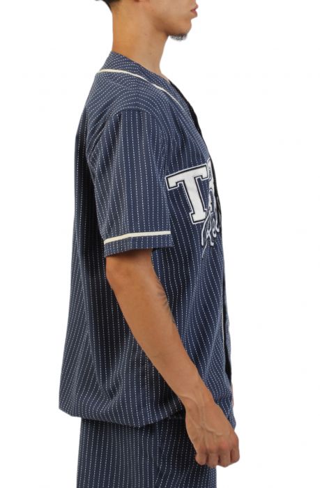 Big T Baseball Jersey  Pacific Blue