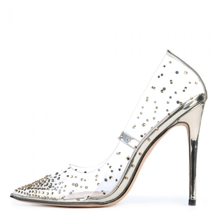 Women's Badass-1 High Heel GOLD PU