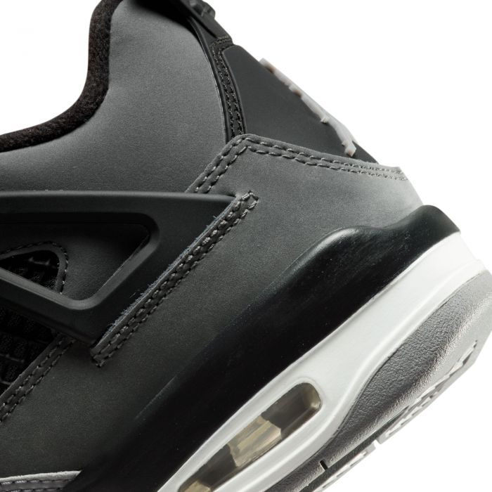 (GS) Air Jordan 4 Retro Dark Grey/Infrared 23-Black-Cement Grey