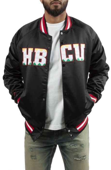 MITCHELL AND NESS Branded Lightweight Satin Jacket OJBF4229