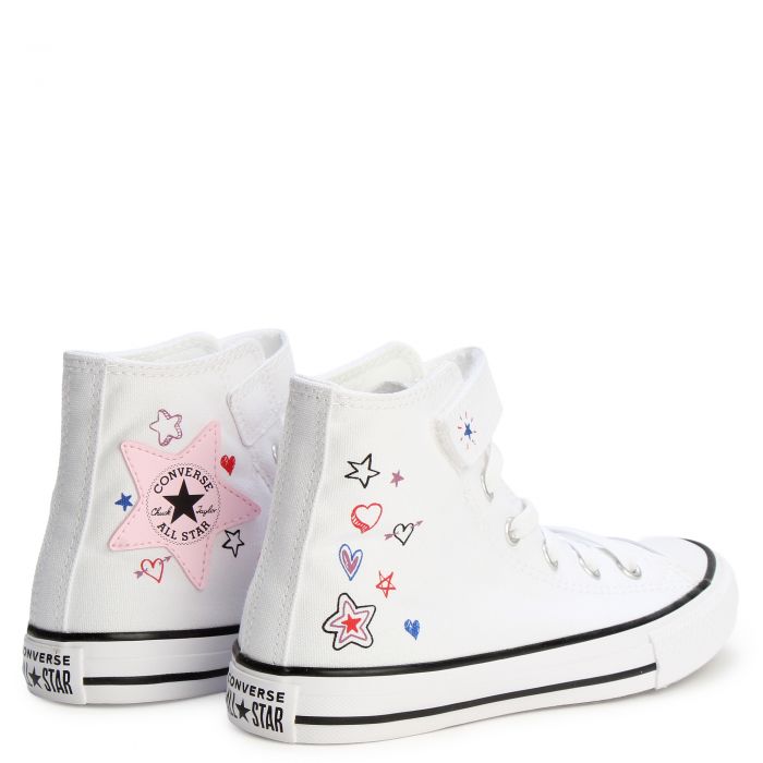 Pre-School Chuck Taylor All Star Doodles Easy-On White/Pink Frosting/My Jam