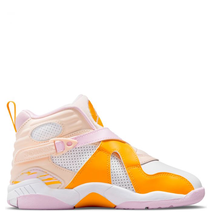 jordan retro 8 orange pink gold