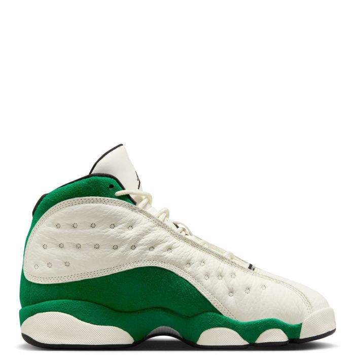 Grade-School AIR JORDAN 13 RETRO SAIL/BLACK-PINE GREEN