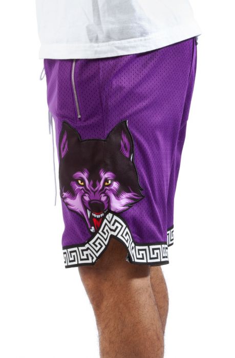 Wolf Gang Mesh Shorts Court Purple