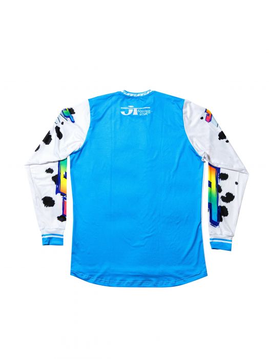 Dalmatian K9 Blue Jersey (Blue, White) Blue and White