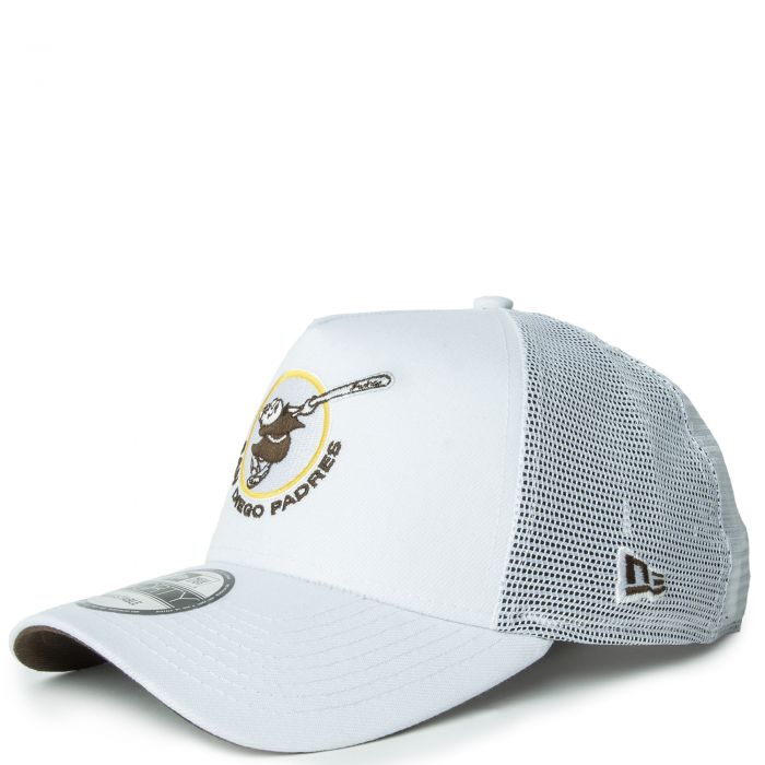 San Diego Padres 9FORTY Trucker Hat White