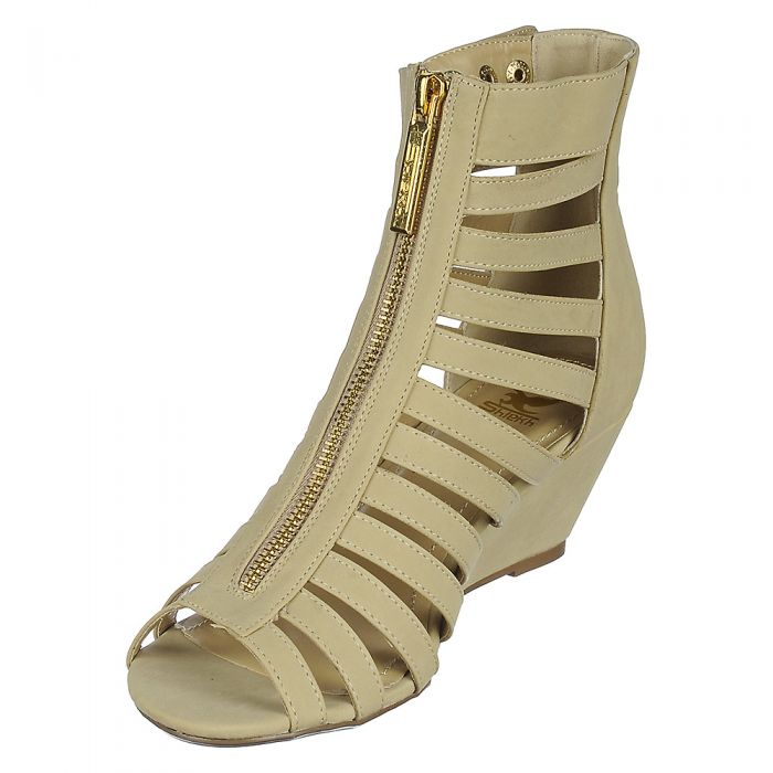 138 Wedge Sandal Beige