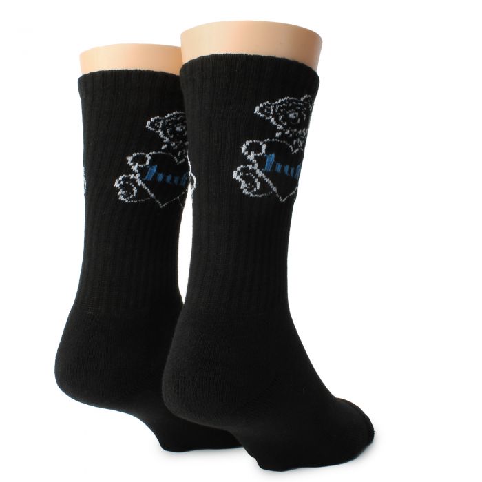 Love Sucks Crew Sock  Black