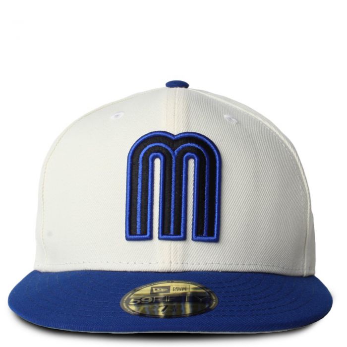 Mexico 59Fifty Fitted Hat  White/Blue