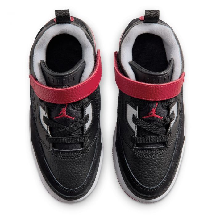 Pre-School Jordan Spizike Low Black/Gym Red-Wolf Grey-White