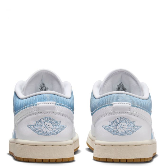 Air Jordan 1 Low SE Worn Blue/White-Gum Light Brown-Sail