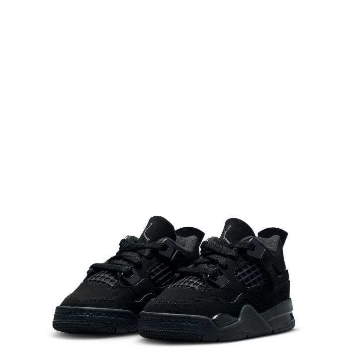 Toddler Jordan 4 Retro Black Cat  Black
