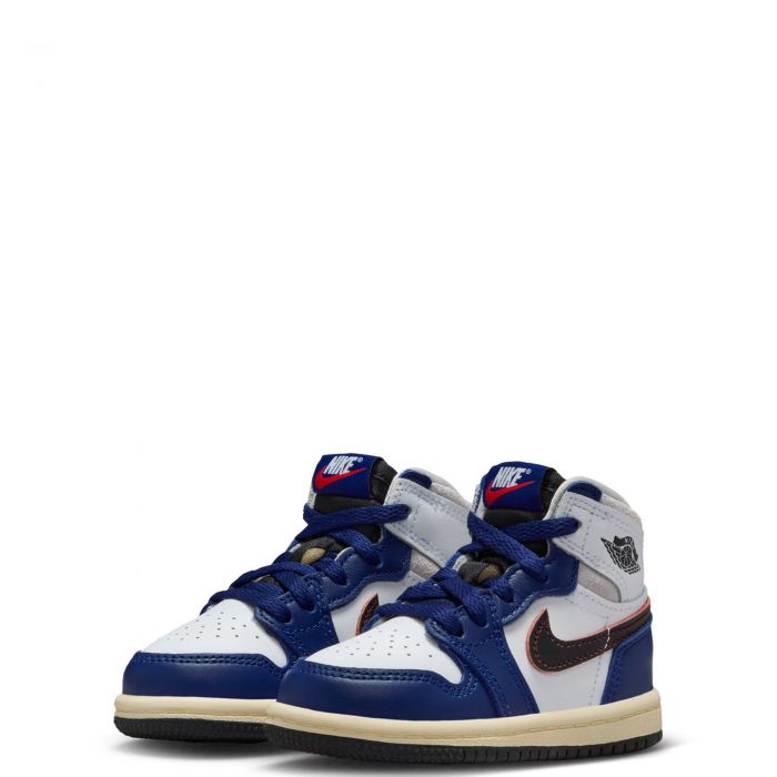 Toddler Jordan 1 Retro High OG White/Black-Neutral Grey-Deep Royal Blue