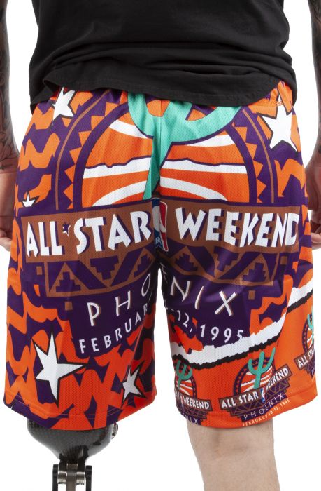 Jumbotron 2.0 Sublimated Shorts All Star 1995-96 Purple/Orange