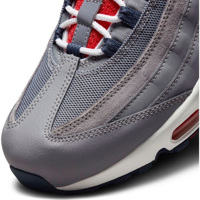Air Max 95 Cement Grey/Thunder Blue-Chile Red