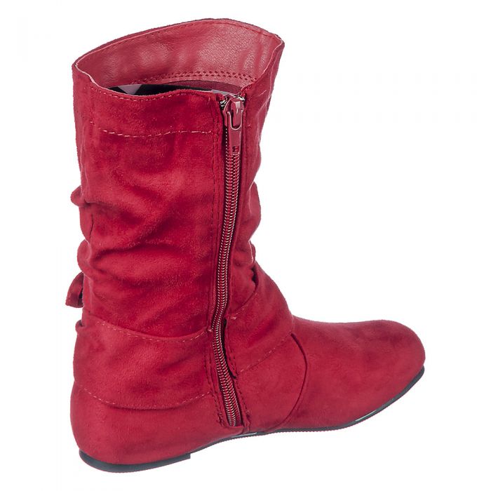 Kid's Kali-12 Mid-Calf Boot Red