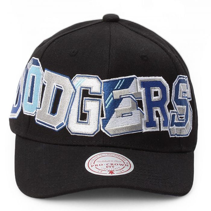 MLB Los Angeles Dodgers  Hyper Type Pro Crown Snapback  Black