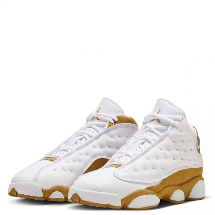 Grade School Air Jordan 13 Retro  White/Wheat