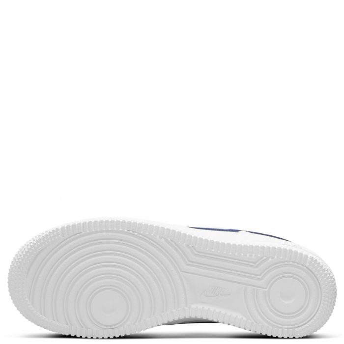 (GS) Air Force 1 White/Deep Royal Blue-University Red