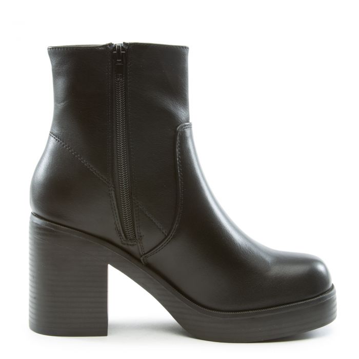 FD Unfurl-H High Heel Bootie Black Pu